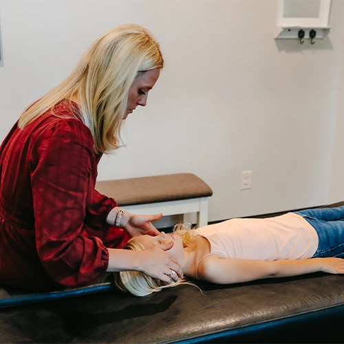 Chiropractor Minnetonka MN Doctor Adjusting Patient HP